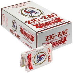 Zig-Zag Kutcorner Slow Burning Rolling Papers - with Box