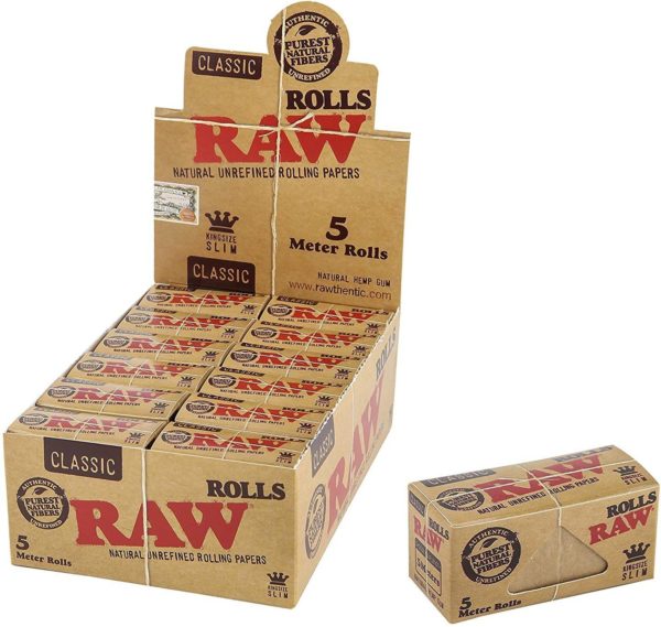 Raw Rolls - King Size Slim - 5 Meters