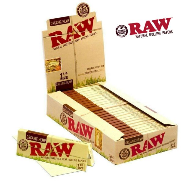 RAW Organic Hemp Rolling Papers - 1.25"