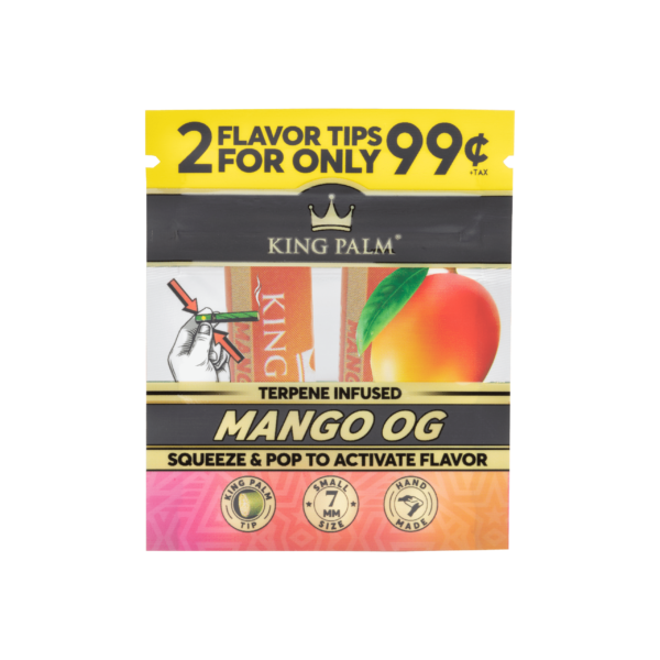 King Palm Flavored Tips - Mango OG Pouch of Two