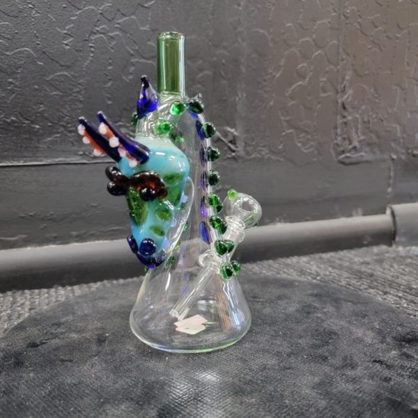 Dragon Bong - Blue & Green